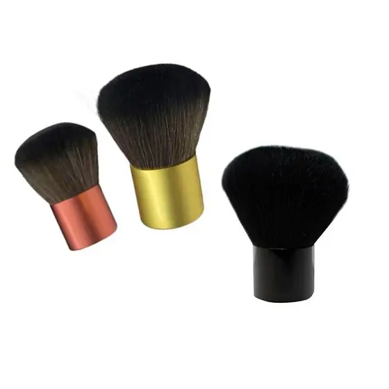 Pincel Mini Espanador Kabuki Unhas Gel Maquiagem Pó