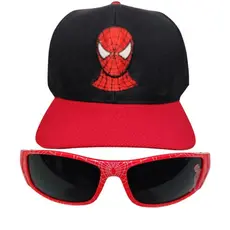 Barato Oculos infantil , boné e chapéu masculino do homem aranha , novidade , para alegrar seu filho , lançamentop Para