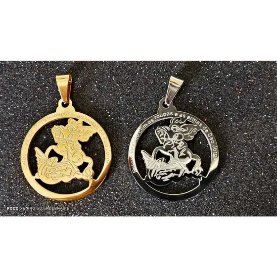 PINGENTE SAO JORGE 5,3 MM LUXO