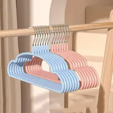 Kit 20 Cabides Infantil Bebê Baby Ferro Reforçado Cruzeta Roupa Sem Cheiro