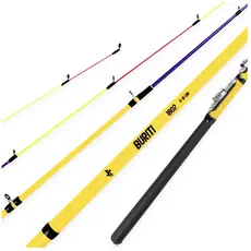 Vara Pesca Buriti 1,35-2.10m 10lbs Sensivel Flexível Pesca Ultra Light Piapara Tilápia Piau 2 Partes