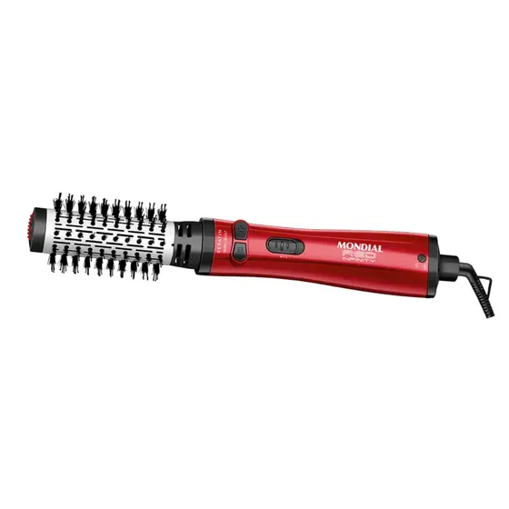 Escova Rotativa Mondial Preto e Vermelho ERB-11-KR Bivolt