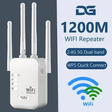 Repetidor Amplificador De Sinal Wifi Amplifier 1200/mbps Ultra Rápido sinal forte 110v/220v G8