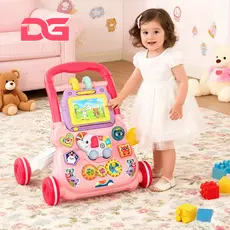 Andador Infantil Empurrador Infantil Educativo Musical Empurrador Quadro Magico Educativo Bebê P20
