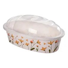Porta Pão Plasútil Floral Serve Pão Café Da Manhã 3,15l