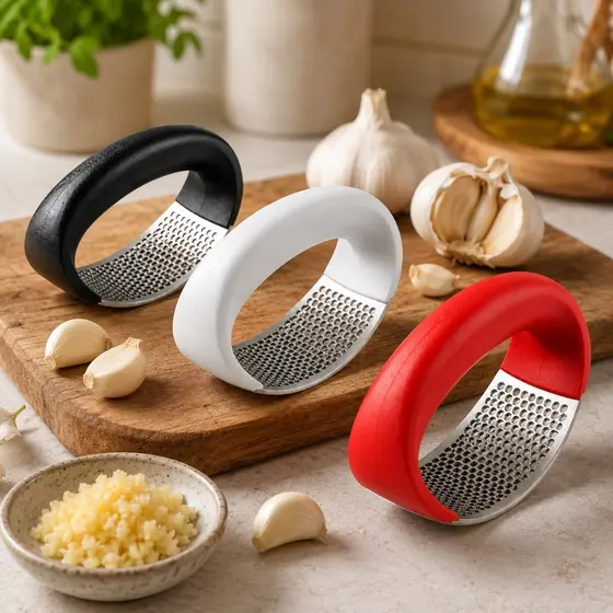 Espremedor Triturador Prensa Alho Inox Amassador Resistente Utensílio Cozinha 1 2 ou 3 Unidade