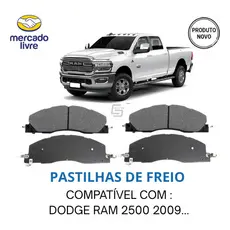 Pastilha Freio Dianteira Dodge Ram 2500 2009 Em Diante