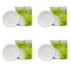 Prato Descartável Raso Kerocopo 21cm Kit 40 Unidades
