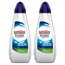 Kit com 2 Adoçantes Líquidos União Sucralose 65ml