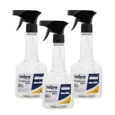 Kit com 3 Pulverizadores Borrifadores Nobre 500ml