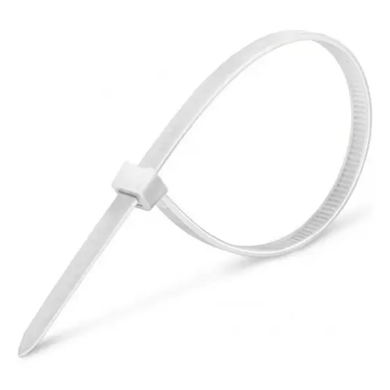ABRACADEIRA EM NYLON BRANCO 150X2,5MM PCT C/100