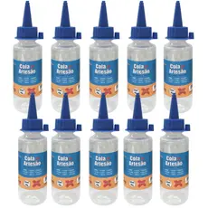 Cola Silicone Artesão Líquida 60ml Kit Com 12 Unidades Transparente Artesanatos Material Escolar