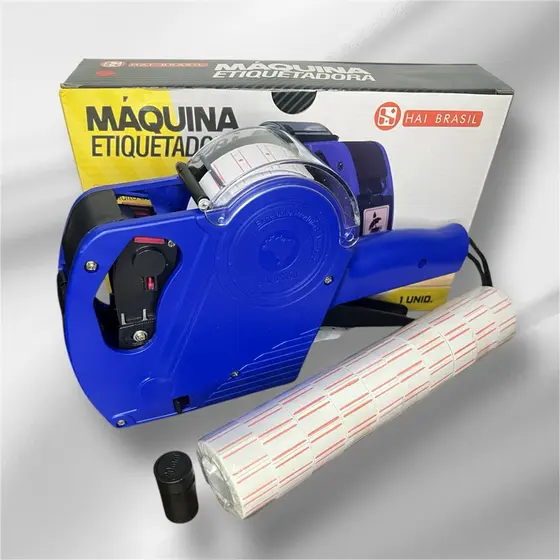 Kit Etiquetadora De Preços 8 dígitos + Rolo de Tinta MX550