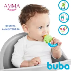 Porta Frutinha Sugador em Silicone Alimentação Bebês Buba Transição Alimentar Introdução