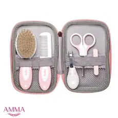 Kit Higiene para Bebê 5 Peças Bolsa Completo Primeiros Cuidados Recém Nascido Buba Menino Menina