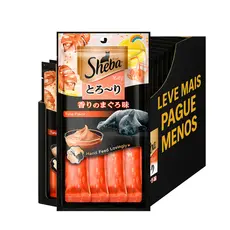 Sheba Cremoso Churu Kit Econômico Petisco Para Gatos Sabor Atum