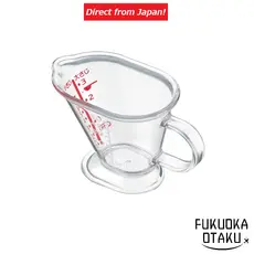 Copo Medidor Mini INOMATA 1095 Transparente – Com Marcação de Colher e Colher de Chá【Direto do Japão】