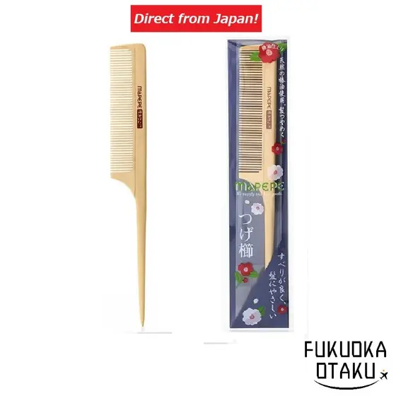MAPEPE Pente de Madeira Tsuge Cuidados com os Cabelos【Direto do Japão】