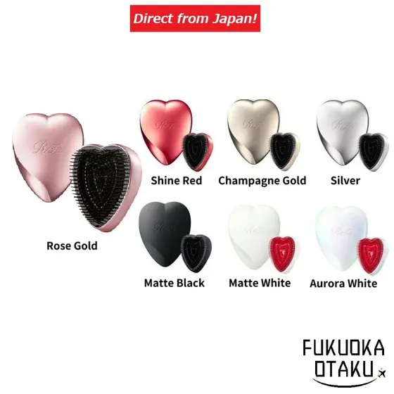 Escova de Cabelo ReFa HEART BRUSH 7 Cores Cuidado Capilar【Direto do Japão】