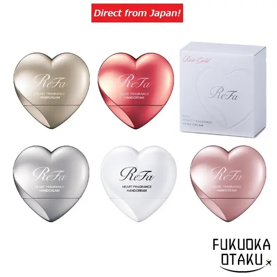 ReFa HEART FRAGRANCE HANDCREAM Creme para Mãos Hidratante Fabricado no Japão【Direto do Japão】