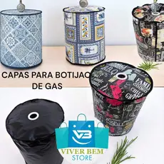 Capa para Botijão de Gás 13kg Estampada – Protetora, Impermeável e Decorativa