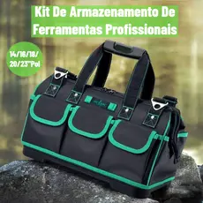 Caixa de Multiuso Ferramentas Profissional Eletricista Reparação Especial Bolsa De Ferramentas 14/16/18 Polegadas