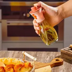 Spray Pulverizador Vidro Inox Borrifador Azeite De Cozinha Galheteiro