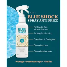 Protetor Térmico Capilar, Spray Anti Frizz Pré pós sol  Protege do sol, mar e piscina Termoativado  Ação desembaraçante