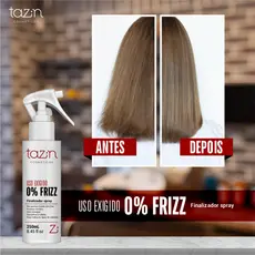 Finalizador Proteção Térmica Spray Todos Tipos de Cabelo Brilho Duradouro Prolongado Antifrizz