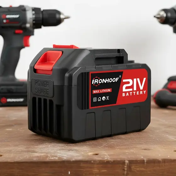 Parafusadeira Chave De Impacto 21V Bateria 2Ah/4Ah/6Ah