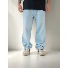 Calça Jeans Masculina Modelo Balão Baggy Reta Boca Larga