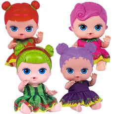 Boneca Coleção Frutinhas Cheiro de Fruta Morango Uva Groselha Cotiplas Brinquedo Menina Bonequinha