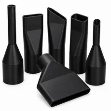 Kit 6 Bicos para Aspirador de Pó Universal Bocal Escova para Sofá Carro Estofado Cantos Frestas