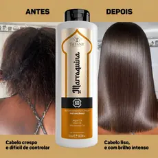 ESCOVA PROGRESSIVA MARROQUINA 1L - ALISA 100% - EFEITO LISO ESPELHADO - USO PROFISSIONAL