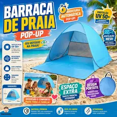 Barraca Tenda Proteção Solar Praia Acampamento Uv Portátil
