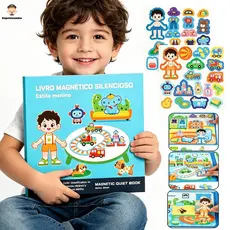 Crianças quebra-cabeça magnético diversão Cross-Dressing 3-6 meninos meninas princesa vestir-se quebra-cabeças acompanha