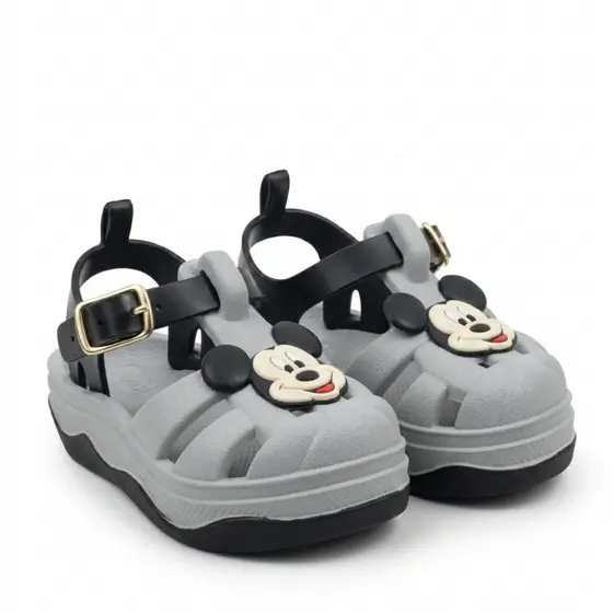 Sandalia Mickey Infantil Menino bebe ajustavel Mais conforto e segurança