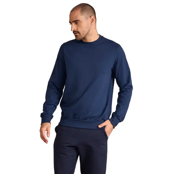 Blusão de Moletom Peluciado Liso Masculino KB232-C1