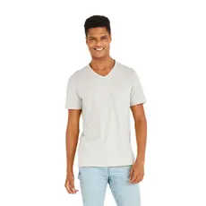CAMISETA MASCULINA 100% ALGODÃO MANGA CURTA GOLA V KB211