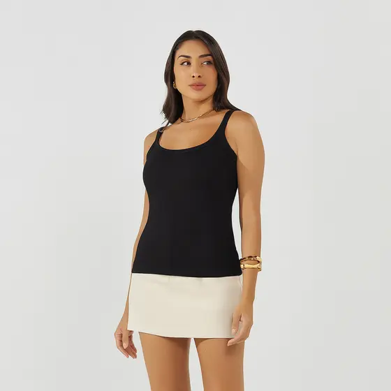 Regata Lisa de Alças em cotton KB3049-C1