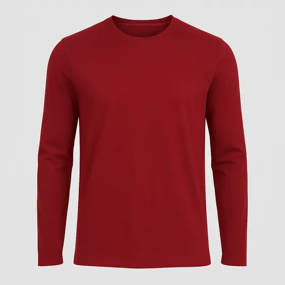 Camiseta Masculina Lisa Manga Longa 100% algodão KB250
