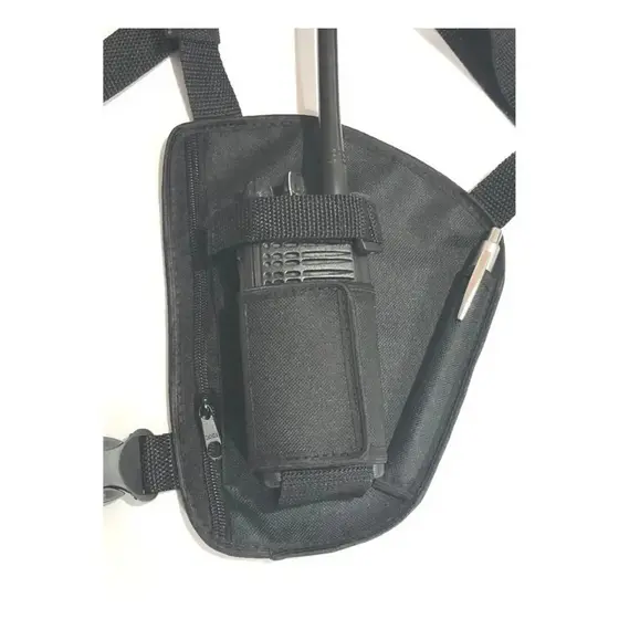 Colete Transversal Com Zíper Material Nylon 600