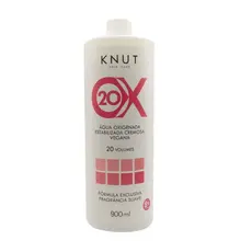 Água Oxigenada 20 Volumes Estabilizada Vegana Knut 900ml