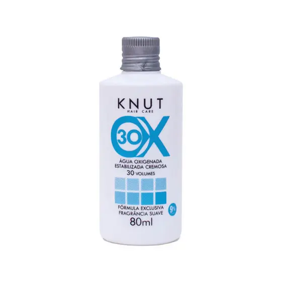 Água Oxigenada Estabilizada Cremosa 30 volumes (9%) Knut 80ml