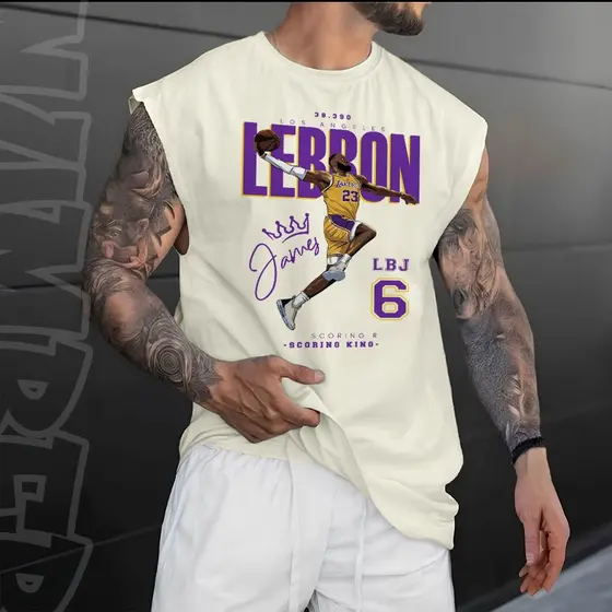Camiseta Regata Machão  Masculino Jogador Basquete NB Vintage Treino Regata 100% Algodão Dry fit 30.1 - Envio Rápido