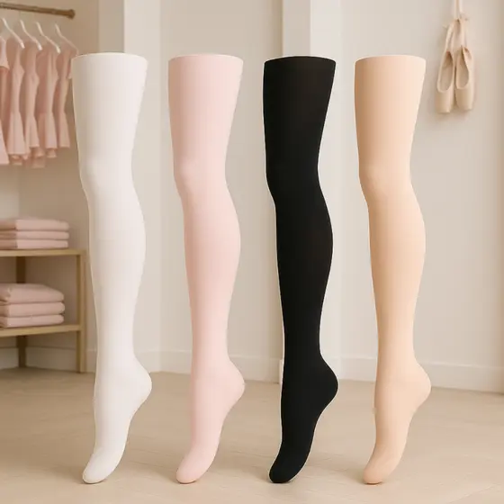Meia Calça Fio 40 Ballet Bale Infantil Juvenil Adulto Resistente para dança