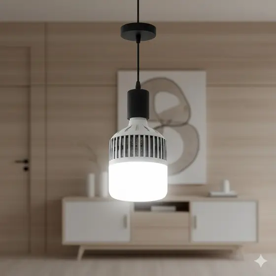 Lâmpada LED Bulbo 200W Super Potente Branco Frio 6500K Bivolt E27 Alta Iluminação Profissional