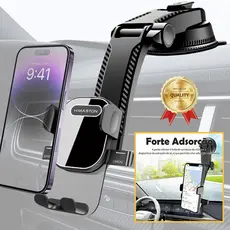 Suporte de Carro PARA PAINEL Curvo Veicular Articulado com Rotação De 360 Graus Universal para Carro H'MASTON VENTOSA