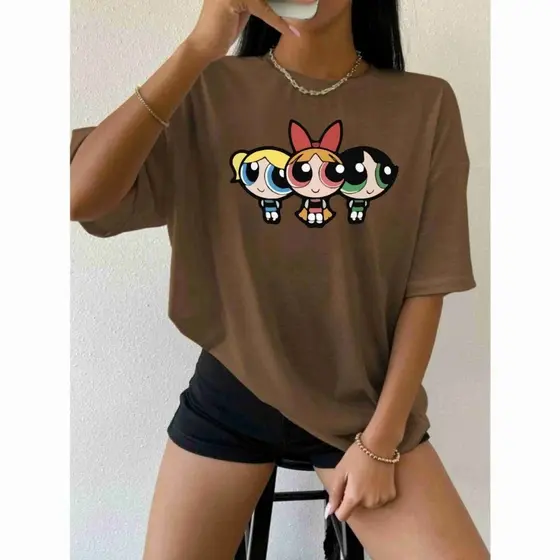 Blusinha Feminina Camiseta Academia Streetwear Camisa Das Meninas Super Poderosas 100% Algodão Premium OFERTA unissex