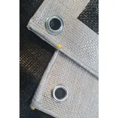 Lona Preto e Prata 2X3m Impermeável Multiuso Para cobertura Camping Barraca Com tratamento UV- PRIMELONAS